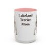 15oz Lakeland Terrier Dog Mom Mug, Vintage Sketch Coffee Mug, Dog Mom Gift