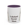 lakeland-terrier-mug-mom-purple-1 11oz Lakeland Terrier Dog Mom Mug, Vintage Sketch Coffee Mug, Dog Mom Gift