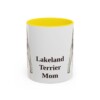 lakeland-terrier-mug-mom-yellow-1 11oz Lakeland Terrier Dog Mom Mug, Vintage Sketch Coffee Mug, Dog Mom Gift