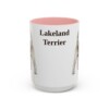 15oz Lakeland Terrier Mug, Vintage Dog Portrait Coffee Mug, Dog Lover Gift