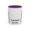 lakeland-terrier-mug-purple-1 11oz Lakeland Terrier Mug, Vintage Dog Portrait Coffee Mug, Dog Lover Gift