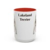 15oz Lakeland Terrier Mug, Vintage Dog Portrait Coffee Mug, Dog Lover Gift