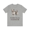 Norfolk Terrier Shirt, Vintage Dog Sketch Tee, Dog Lover Gift