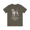 Norfolk Terrier Dad Shirt | Vintage Dog Sketch Tee | Dog Dad Gift | Norfolk Terrier Lover