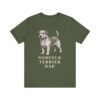 Norfolk Terrier Dad Shirt | Vintage Dog Sketch Tee | Dog Dad Gift | Norfolk Terrier Lover