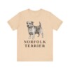 Norfolk Terrier Shirt, Vintage Dog Sketch Tee, Dog Lover Gift