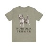 Norfolk Terrier Shirt, Vintage Dog Sketch Tee, Dog Lover Gift