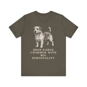 Norfolk Terrier Humor Shirt, Vintage Dog Sketch Tee, Dog Humor Gift
