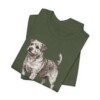 Norfolk Terrier Humor Shirt, Vintage Dog Sketch Tee, Dog Humor Gift