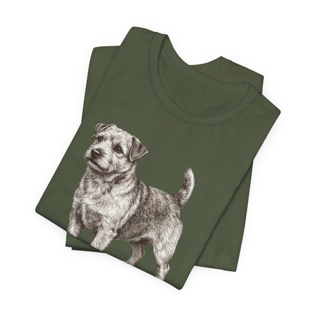 Norfolk Terrier Humor Shirt, Vintage Dog Sketch Tee, Dog Humor Gift
