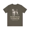 Norfolk Terrier Latin Shirt, Vintage Dog Sketch Tee, Dog Latin Gift