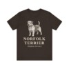 Norfolk Terrier Latin Shirt, Vintage Dog Sketch Tee, Dog Latin Gift