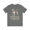 Norfolk Terrier Latin Shirt, Vintage Dog Sketch Tee, Dog Latin Gift