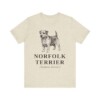 Norfolk Terrier Latin Shirt, Vintage Dog Sketch Tee, Dog Latin Gift