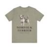 Norfolk Terrier Latin Shirt, Vintage Dog Sketch Tee, Dog Latin Gift