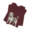 Norfolk Terrier Latin Shirt, Vintage Dog Sketch Tee, Dog Latin Gift