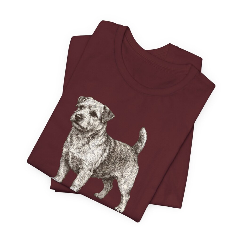 Norfolk Terrier Latin Shirt, Vintage Dog Sketch Tee, Dog Latin Gift