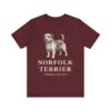 Norfolk Terrier Latin Shirt, Vintage Dog Sketch Tee, Dog Latin Gift