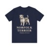 Norfolk Terrier Latin Shirt, Vintage Dog Sketch Tee, Dog Latin Gift