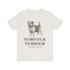 Norfolk Terrier Latin Shirt, Vintage Dog Sketch Tee, Dog Latin Gift
