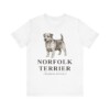 Norfolk Terrier Latin Shirt, Vintage Dog Sketch Tee, Dog Latin Gift