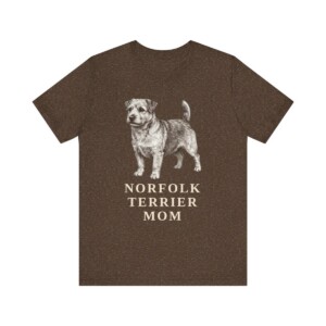 Norfolk Terrier Mom Shirt, Vintage Dog Sketch Tee, Dog Mom Gift