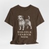 Norfolk Terrier Mom Shirt, Vintage Dog Sketch Tee, Dog Mom Gift
