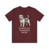 Norfolk Terrier Mom Shirt, Vintage Dog Sketch Tee, Dog Mom Gift