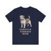 Norfolk Terrier Mom Shirt, Vintage Dog Sketch Tee, Dog Mom Gift