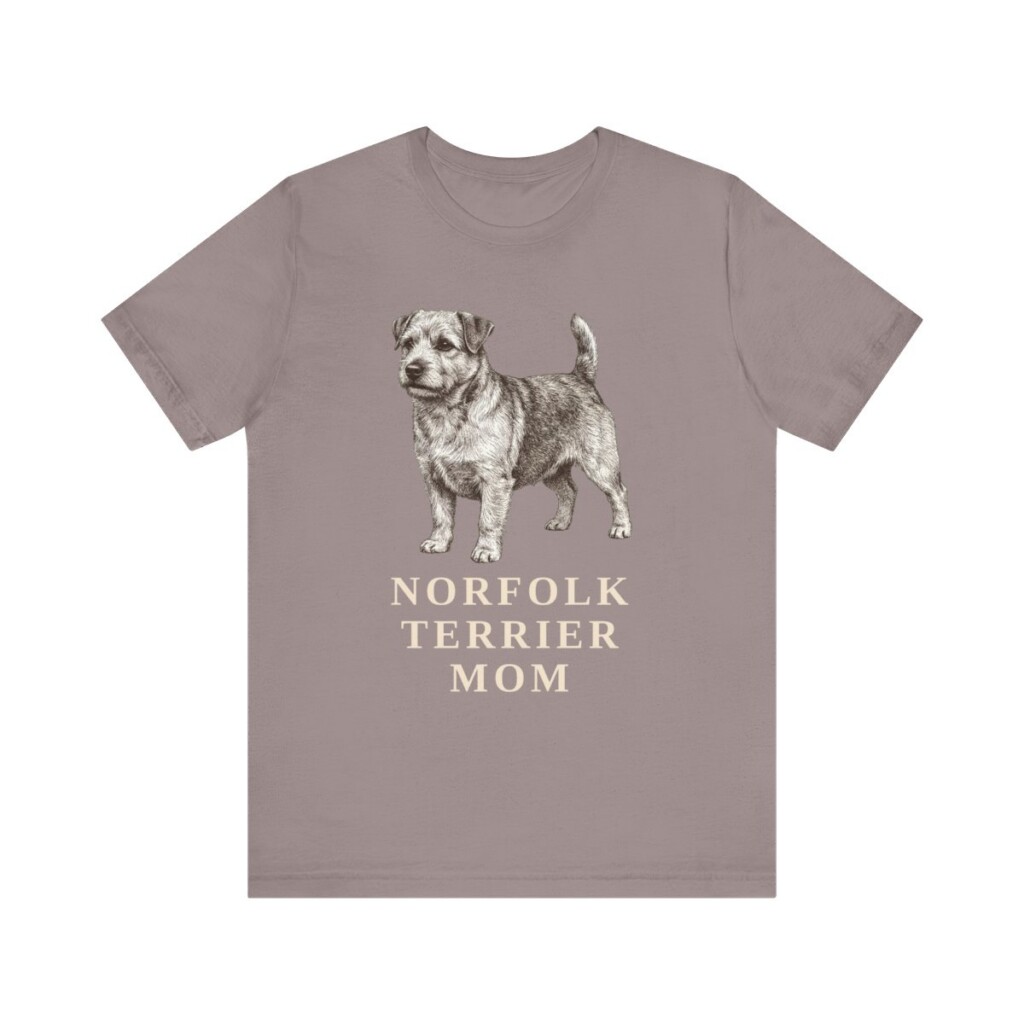 Norfolk Terrier Mom Shirt, Vintage Dog Sketch Tee, Dog Mom Gift