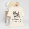 Norfolk Terrier Shirt, Vintage Dog Sketch Tee, Dog Lover Gift