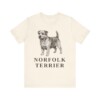 Norfolk Terrier Shirt, Vintage Dog Sketch Tee, Dog Lover Gift