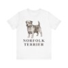 Norfolk Terrier Shirt, Vintage Dog Sketch Tee, Dog Lover Gift