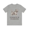 Norwich Terrier Shirt, Vintage Dog Sketch Tee, Dog Lover Gift, Norwich Terrier Lover