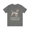 Norwich Terrier Shirt, Vintage Dog Sketch Tee, Dog Lover Gift, Norwich Terrier Lover
