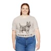 Norwich Terrier Shirt, Vintage Dog Sketch Tee, Dog Lover Gift, Norwich Terrier Lover