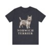 Norwich Terrier Shirt, Vintage Dog Sketch Tee, Dog Lover Gift, Norwich Terrier Lover