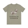 Norwich Terrier Shirt, Vintage Dog Sketch Tee, Dog Lover Gift, Norwich Terrier Lover