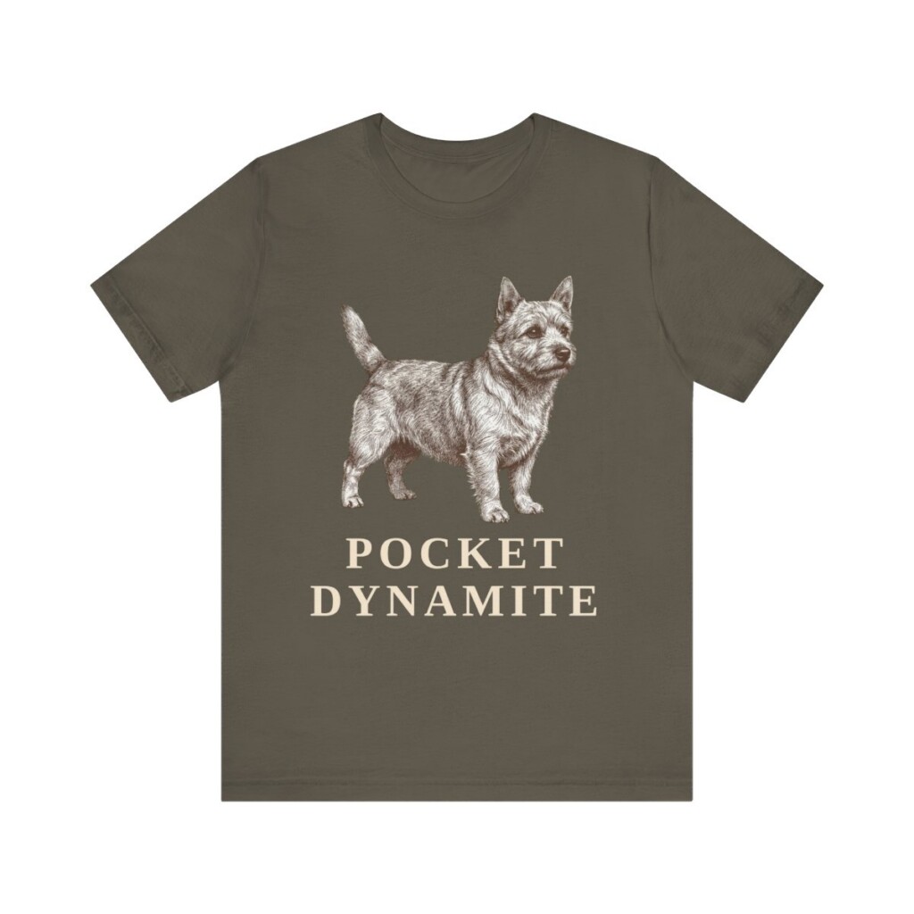 Norwich Terrier Humor Shirt, Vintage Dog Sketch Tee, Dog Humor Gift