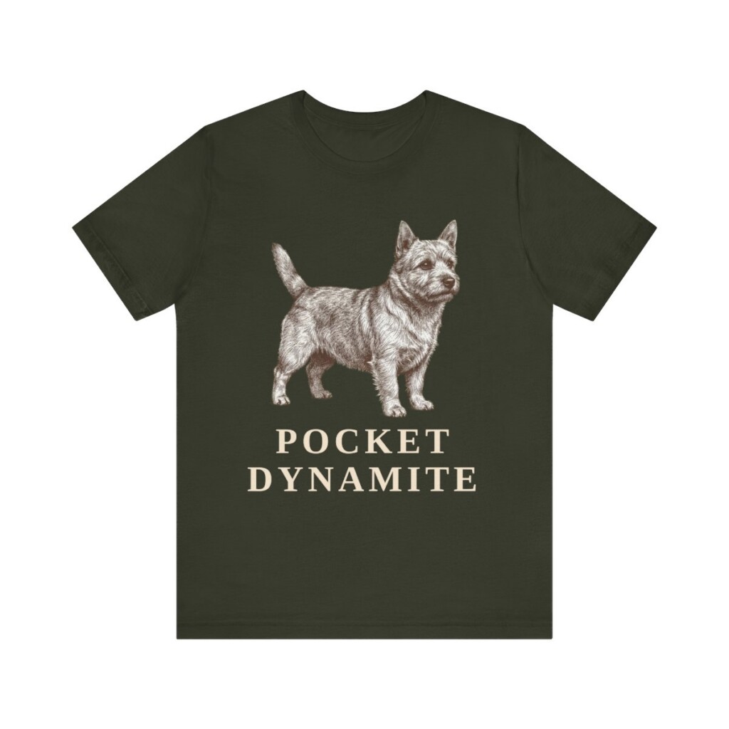 Norwich Terrier Humor Shirt, Vintage Dog Sketch Tee, Dog Humor Gift