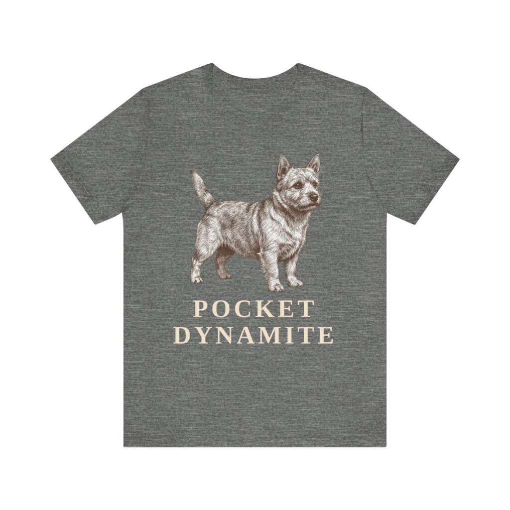 Norwich Terrier Humor Shirt, Vintage Dog Sketch Tee, Dog Humor Gift