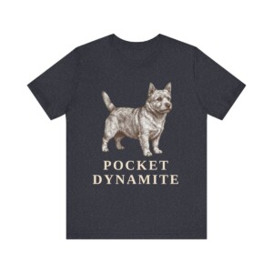 Norwich Terrier Humor Shirt, Vintage Dog Sketch Tee, Dog Humor Gift