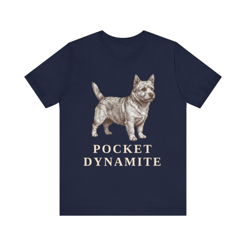 Norwich Terrier Humor Shirt, Vintage Dog Sketch Tee, Dog Humor Gift