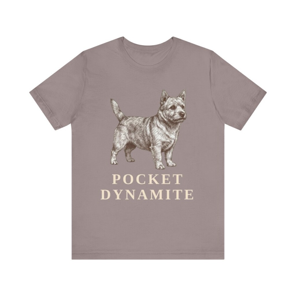 Norwich Terrier Humor Shirt, Vintage Dog Sketch Tee, Dog Humor Gift