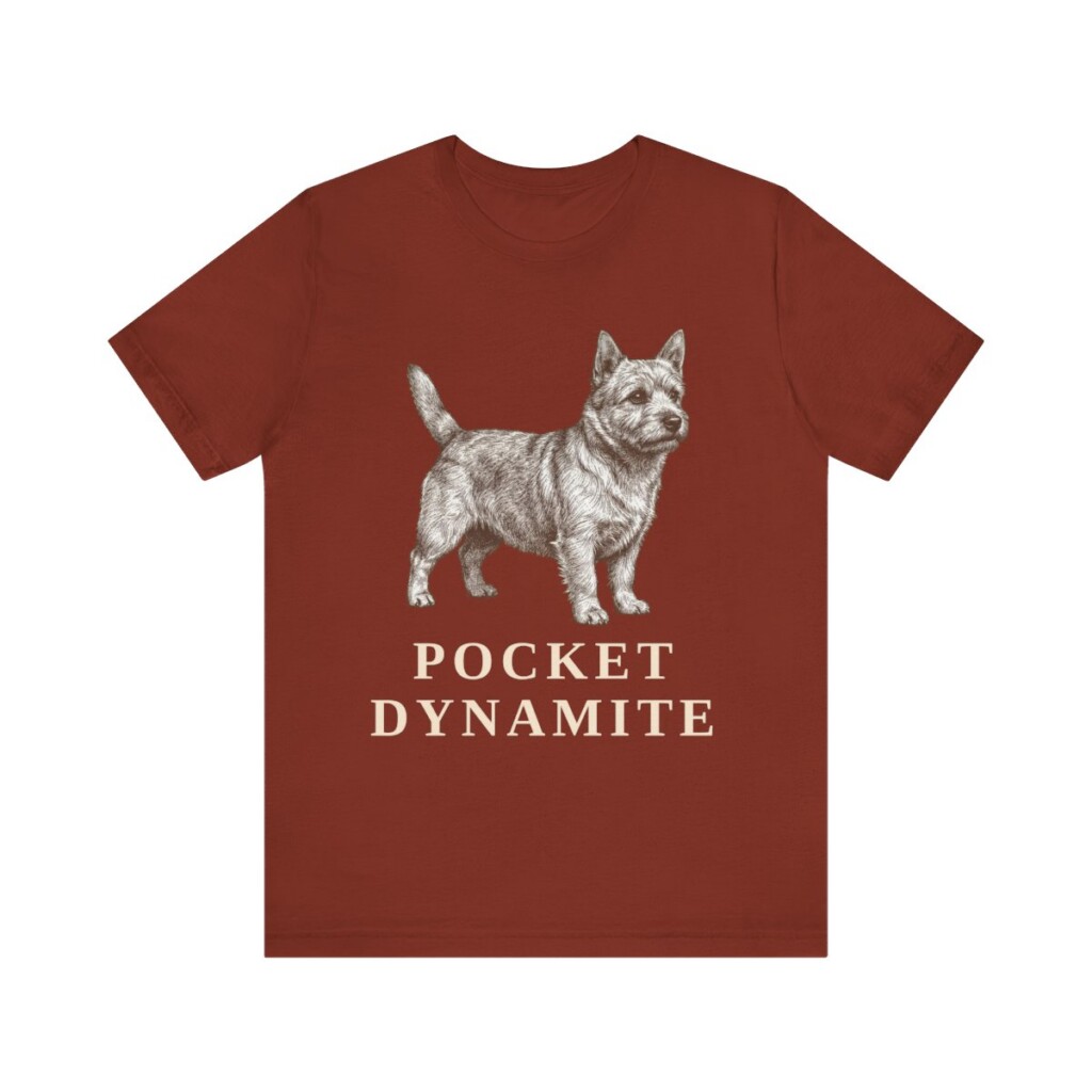 Norwich Terrier Humor Shirt, Vintage Dog Sketch Tee, Dog Humor Gift