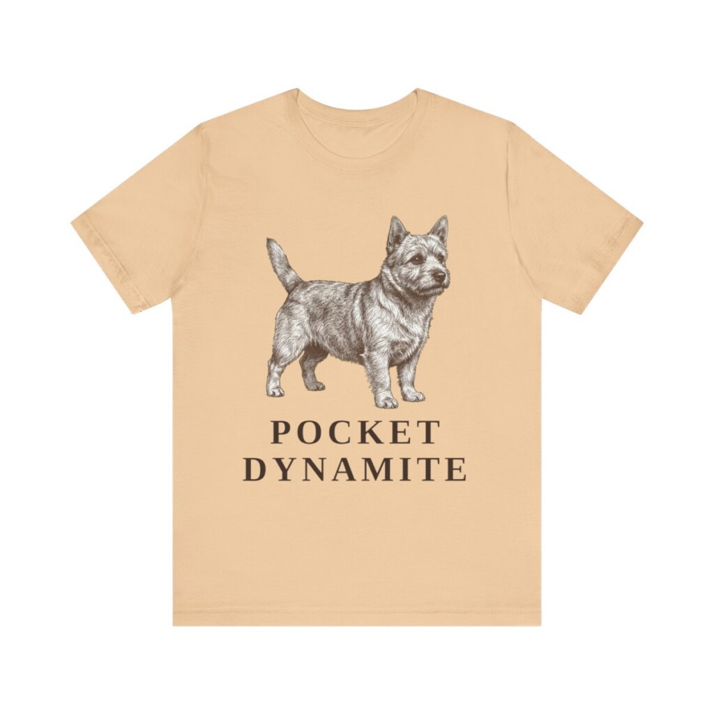 Norwich Terrier Humor Shirt, Vintage Dog Sketch Tee, Dog Humor Gift