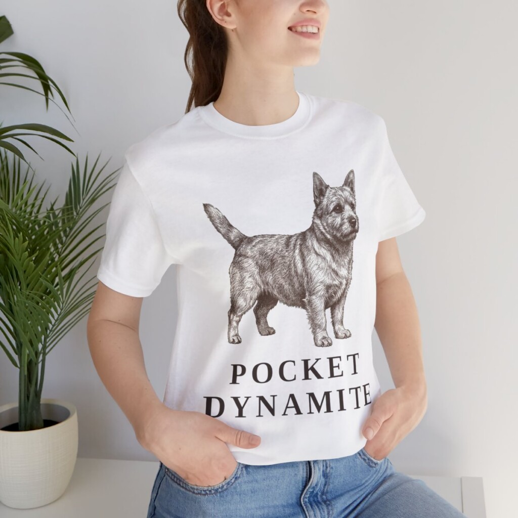 Norwich Terrier Humor Shirt, Vintage Dog Sketch Tee, Dog Humor Gift