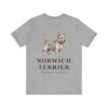 Norwich Terrier Latin Shirt, Vintage Dog Sketch Tee, Dog Latin Gift