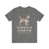 Norwich Terrier Latin Shirt, Vintage Dog Sketch Tee, Dog Latin Gift