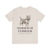 Norwich Terrier Latin Shirt, Vintage Dog Sketch Tee, Dog Latin Gift